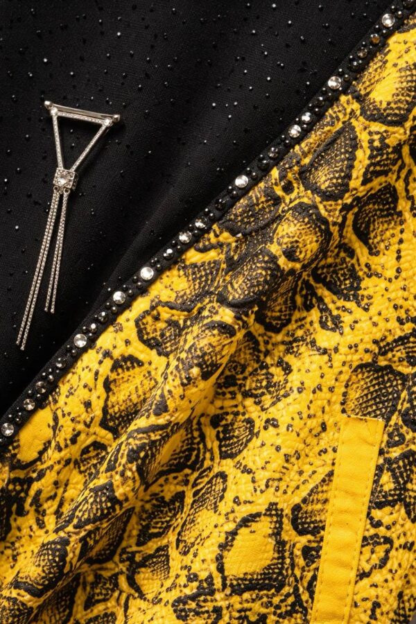 file_923.jpg Elegant Asymmetrical Orange Snakeskin Print Blouse