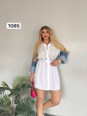 file_2210-1.jpg Contrast Rhinestone Embellished Drawstring Hybrid Shirt Jacket