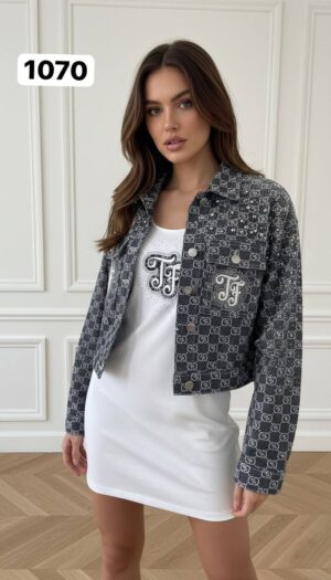 file_2293-1.jpg Two-Piece Embellished Denim Jacket and Mini Dress