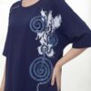 file_2361.jpg Women's Embellished Graphic Relaxed Fit Blouse