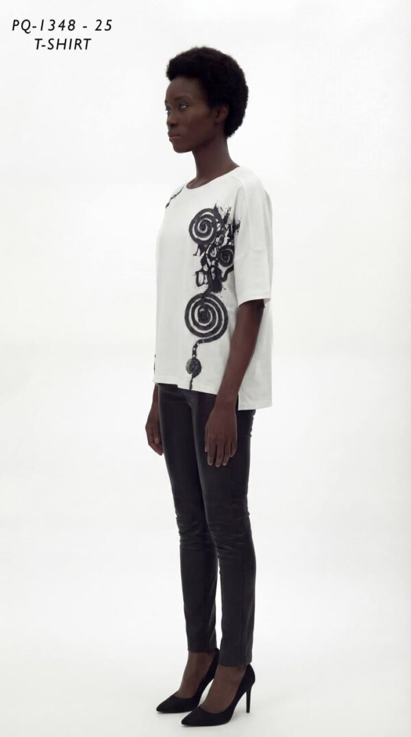 file_2365.jpg Women's Embellished Graphic Relaxed Fit Blouse