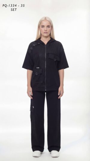 Women's Urban Utility Zip-Up Two-Piece Set