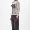 file_2405.jpg Women's Distressed Long Sleeve Abstract Knit Top