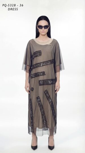 file_2417-1.jpg Contemporary Layered Mesh Avant-Garde Midi Dress