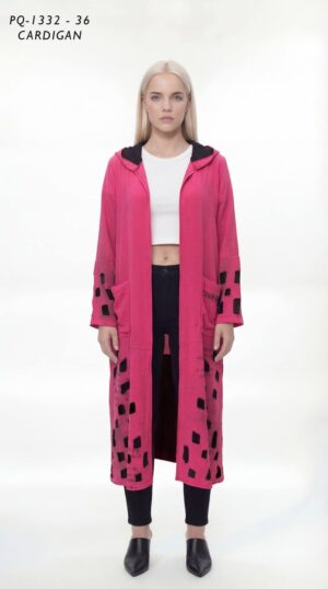 file_2427-1.jpg Long Hooded Pink Cardigan with Abstract Print
