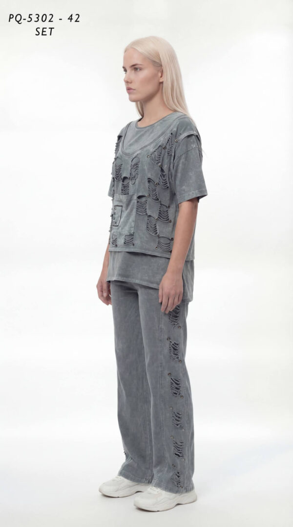 file_2450.jpg Women's Distressed Acid Wash Two-Piece Streetwear Set