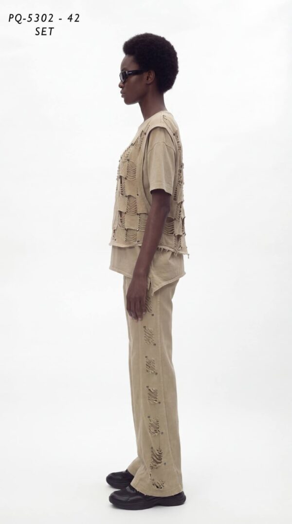 file_2454.jpg Women's Distressed Acid Wash Two-Piece Streetwear Set