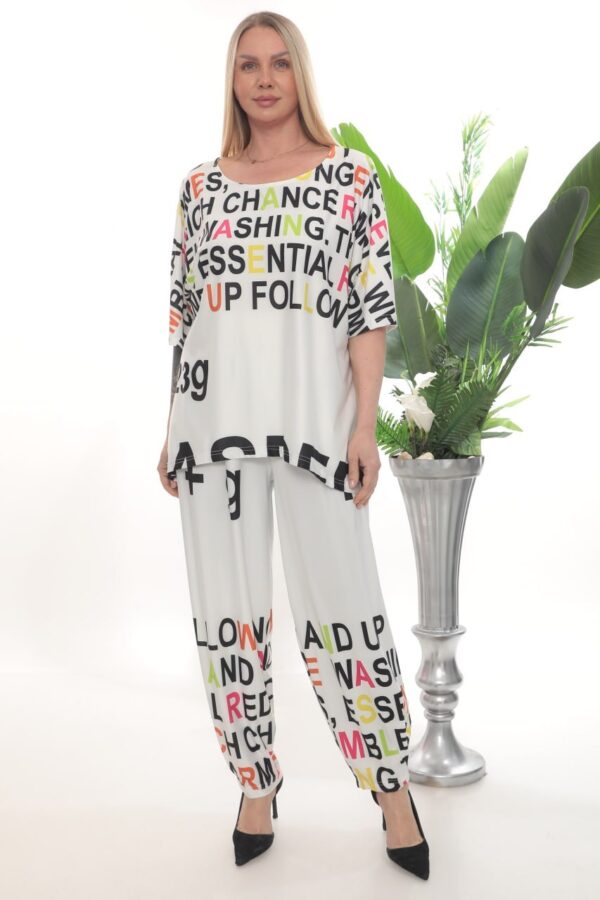 file_2744.jpg Wholesale Colorful Typography Print Two-Piece Set