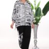 Urban Newspaper Print Loungewear Set