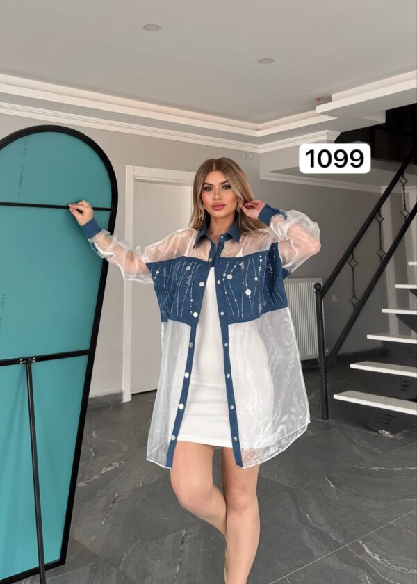 file_2883.jpg Two-Piece Mini Dress and Sheer Denim Jacket Set