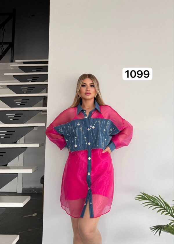 file_2888.jpg Two-Piece Mini Dress and Sheer Denim Jacket Set