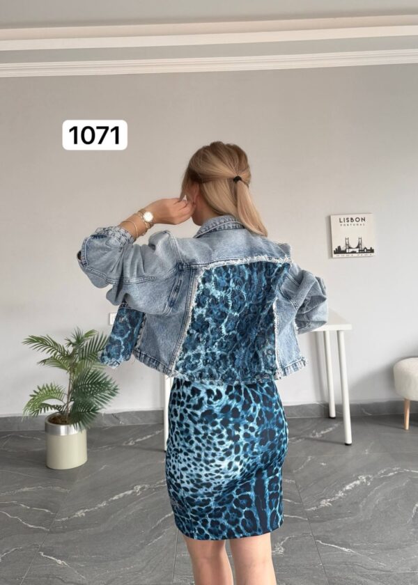 file_2976.jpg Leopard Print Mini Dress and Denim Jacket Set