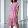 Wholesale Embellished Fringe Hem T-Shirt Dress