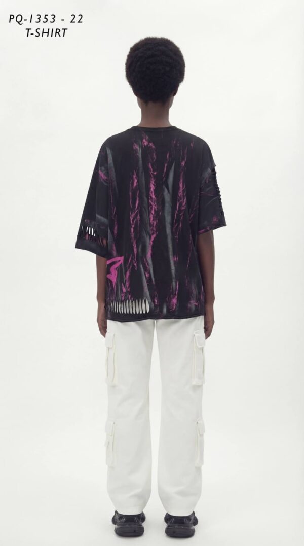 Punk Rock Distressed Graffiti T-Shirt