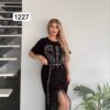Wholesale Embellished Fringe Hem T-Shirt Dress