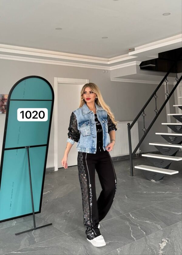 1020TATU Top And Down Cotton 3Pieces Set