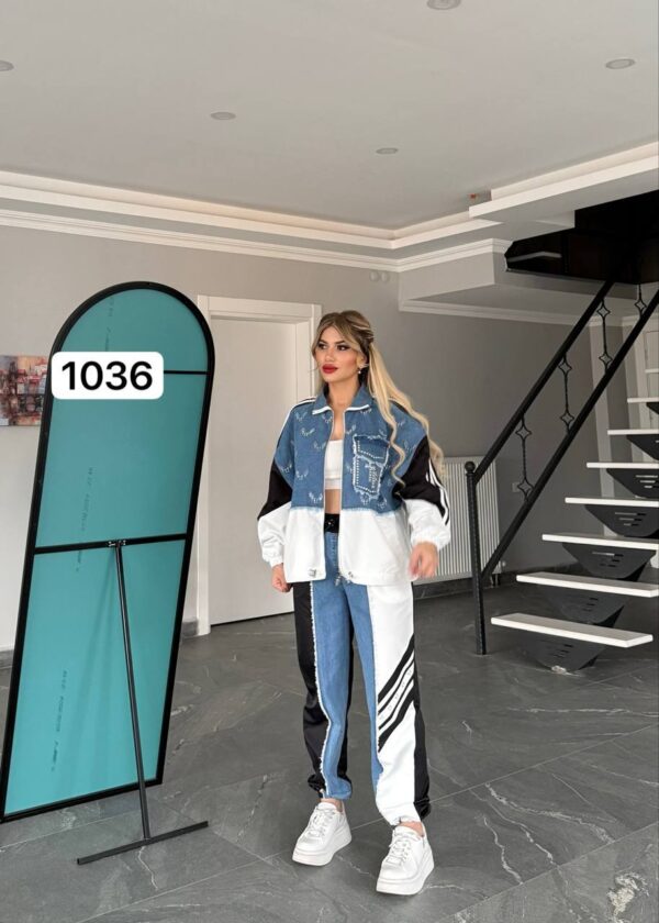 1036 Top And Down Cotton Denim