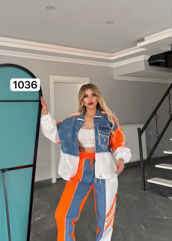 1036 Top And Down Cotton Denim