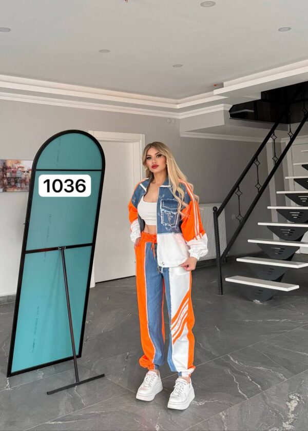 1036 Top And Down Cotton Denim