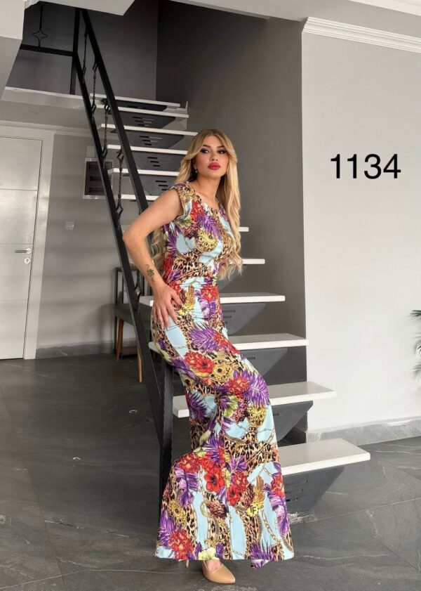 1134TATU Pattern Dress Small size