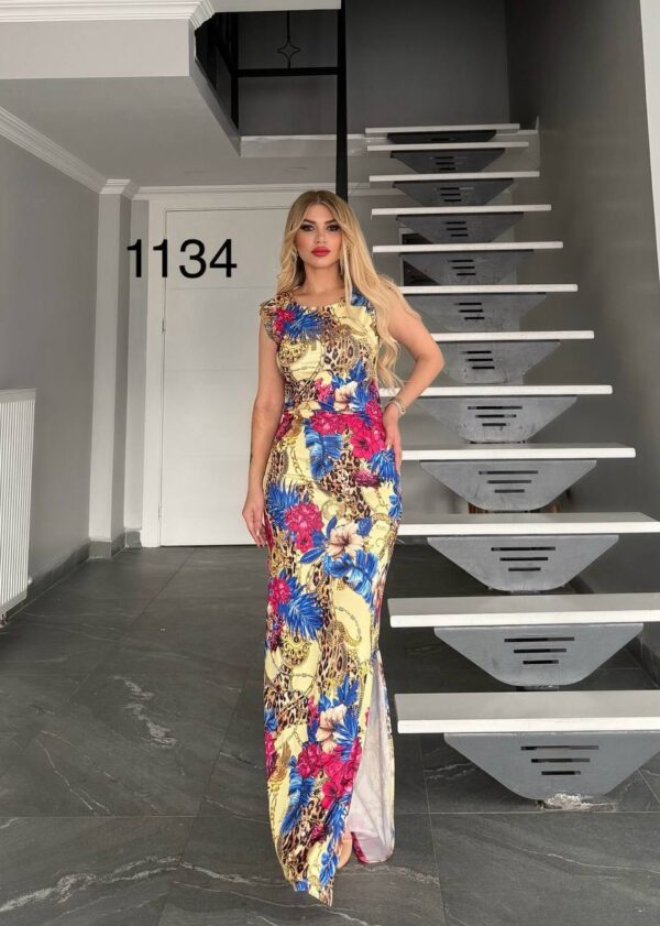 1134TATU Pattern Dress Small size