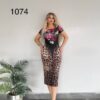 1074TATU Flower Pattern Dress