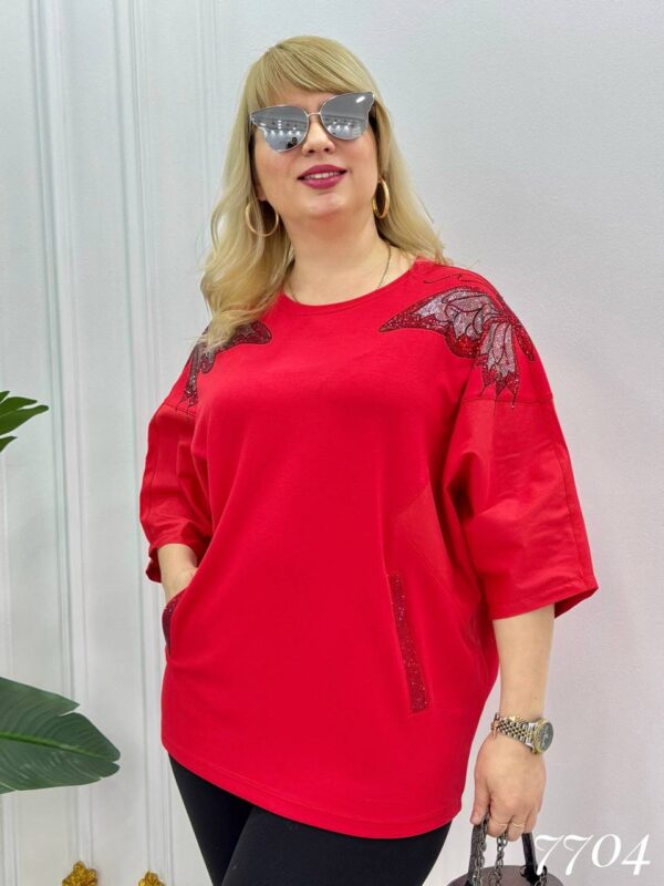 7704LAB Stones Blouse Cotton