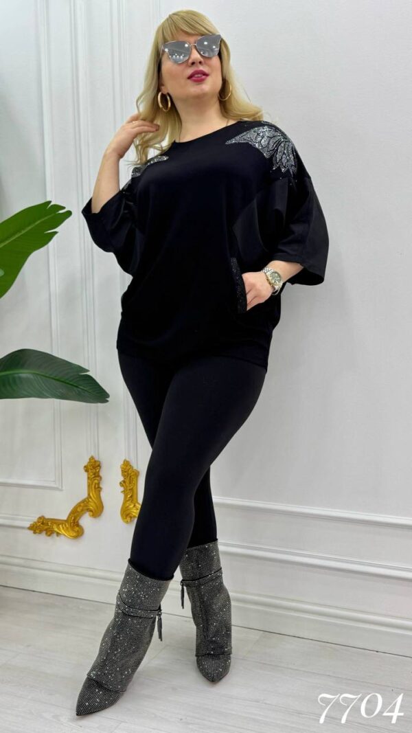 7704LAB Stones Blouse Cotton