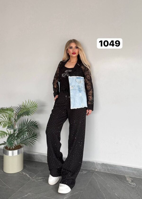 Jacket with Top and Bottom Three-Pieces