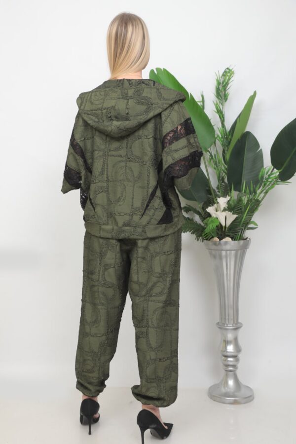 Jacket and Bottom Two-Pieces Set