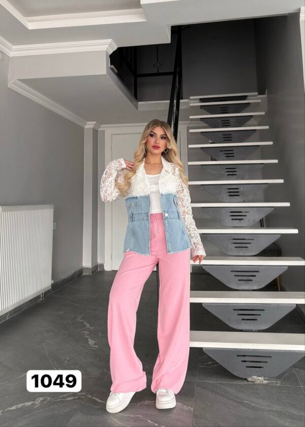 Jacket with Top and Bottom Three-Pieces