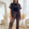 file_1089.jpg Leopard Print Three-Piece Women's T-Shirt and Pants Set