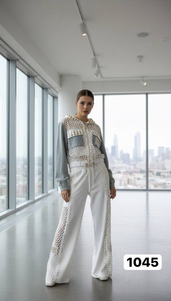 Premium Embellished 3-Piece Women's Streetwear Set