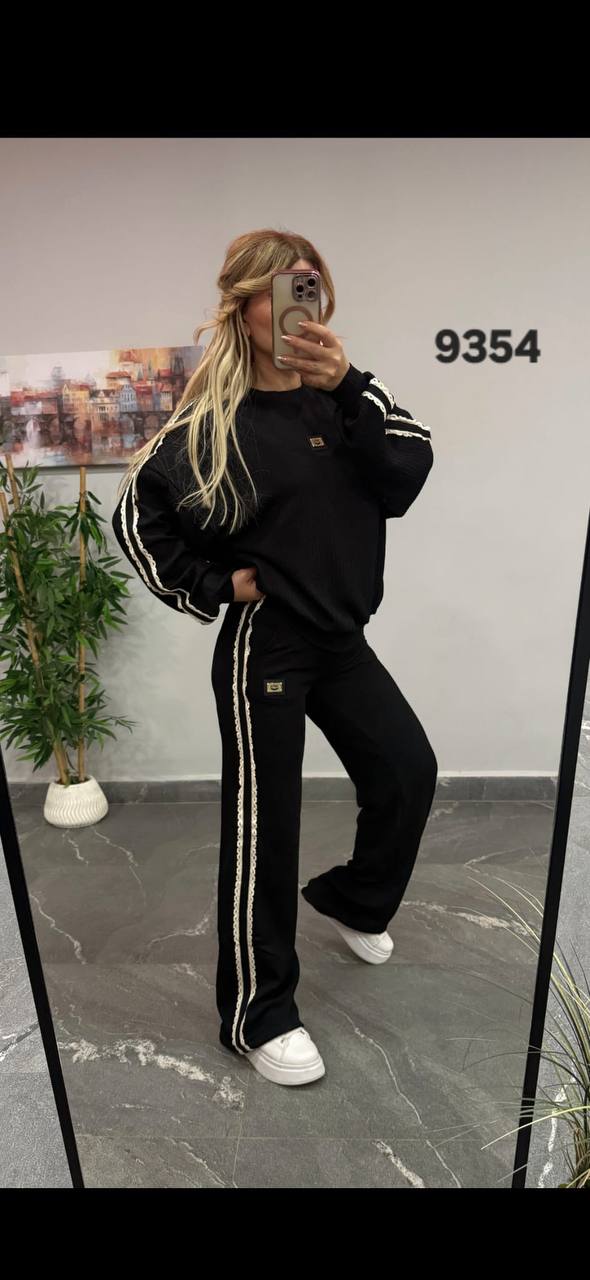 file_1312.jpg Women's Ribbed Knit Two-Piece Lounge Set