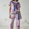 file_1334.jpg Women's Acid Wash Graphic Print Two-Piece Set