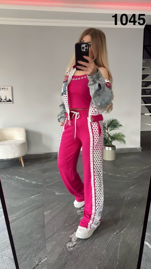 Premium Embellished 3-Piece Women's Streetwear Set