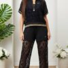 file_1646.jpg Women's Elegant Lace Two-Piece Polo and Pants Set
