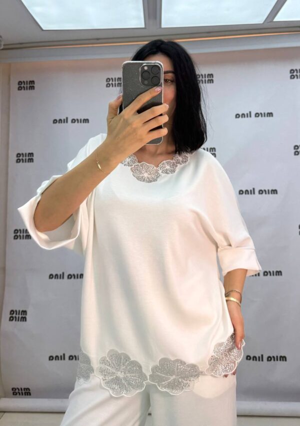 file_1800.jpg Elegant Floral Embellished Two-Piece Tunic Set