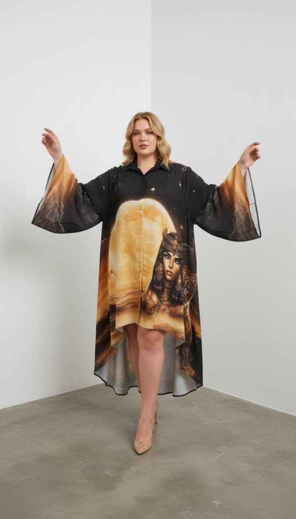 file_1894-1-1.jpg Oversized Egyptian Print High-Low Shirt Dress