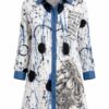 file_1927.jpg Graphic Print Mini Shirt Dress with Denim Accents