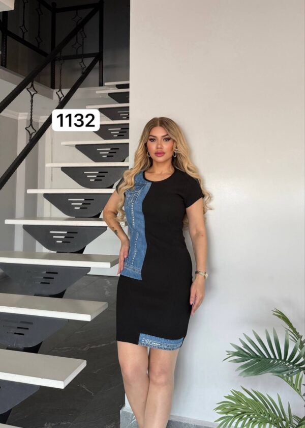 file_2143.jpg Chic Mixed-Media Denim Panel White Mini Dress