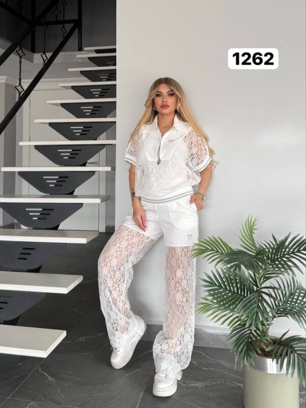 file_2202.jpg Women's Elegant Lace Two-Piece Polo and Pants Set