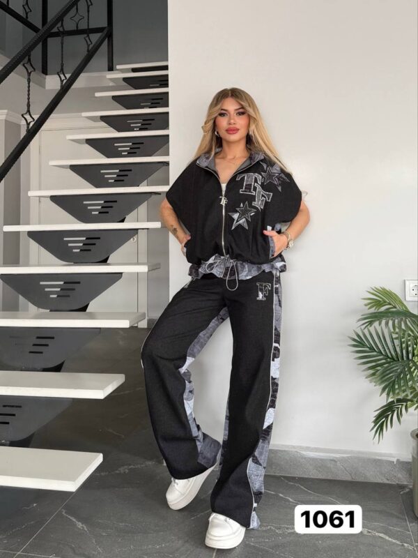 Women's Camouflage Graphic Print Two-Piece Set