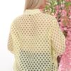Wholesale Multicolor Polka Dot Sheer Bomber Jacket