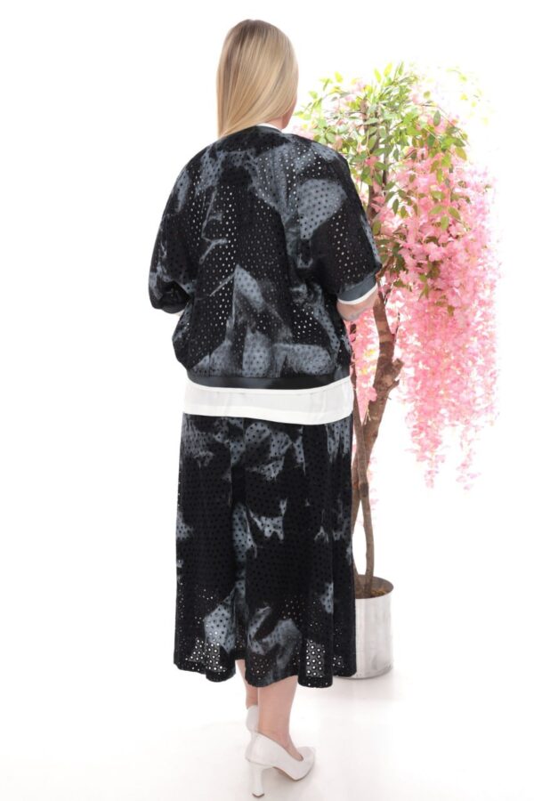 Wholesale Perforated Tie-Dye Skirt Set