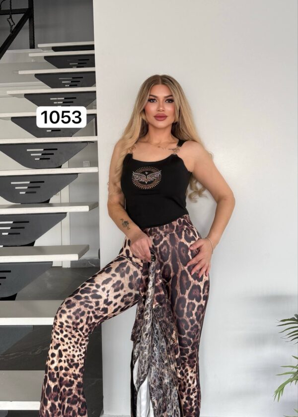 photo_5_2026-03-09_23-05-35 Leopard Print Three-Piece Women's T-Shirt and Pants Set