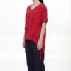 Deconstructed Studded Asymmetrical T-Shirt