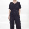 Deconstructed Studded Asymmetrical T-Shirt