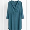 Wholesale Lapel Collar Drawstring Business Dress