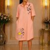 Wholesale Dragonfly & Daisy Print Shirt Dress